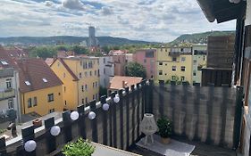 Apartment Skyline of Jena, luxuriös, einzigartig, free Wifi, Parkplatz, klimatisiert, zentral